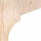 Ekena Millwork Monterey Smooth Corbel, Douglas Fir, 3 1/2"W x 12"D x 12"H COR04X12X12MON00SDF - alternate 3